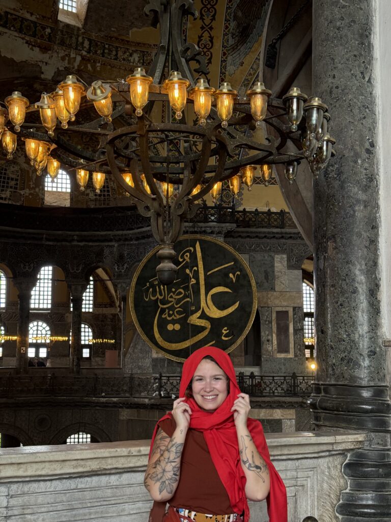 Interior da Santa Sofia, em Istambul