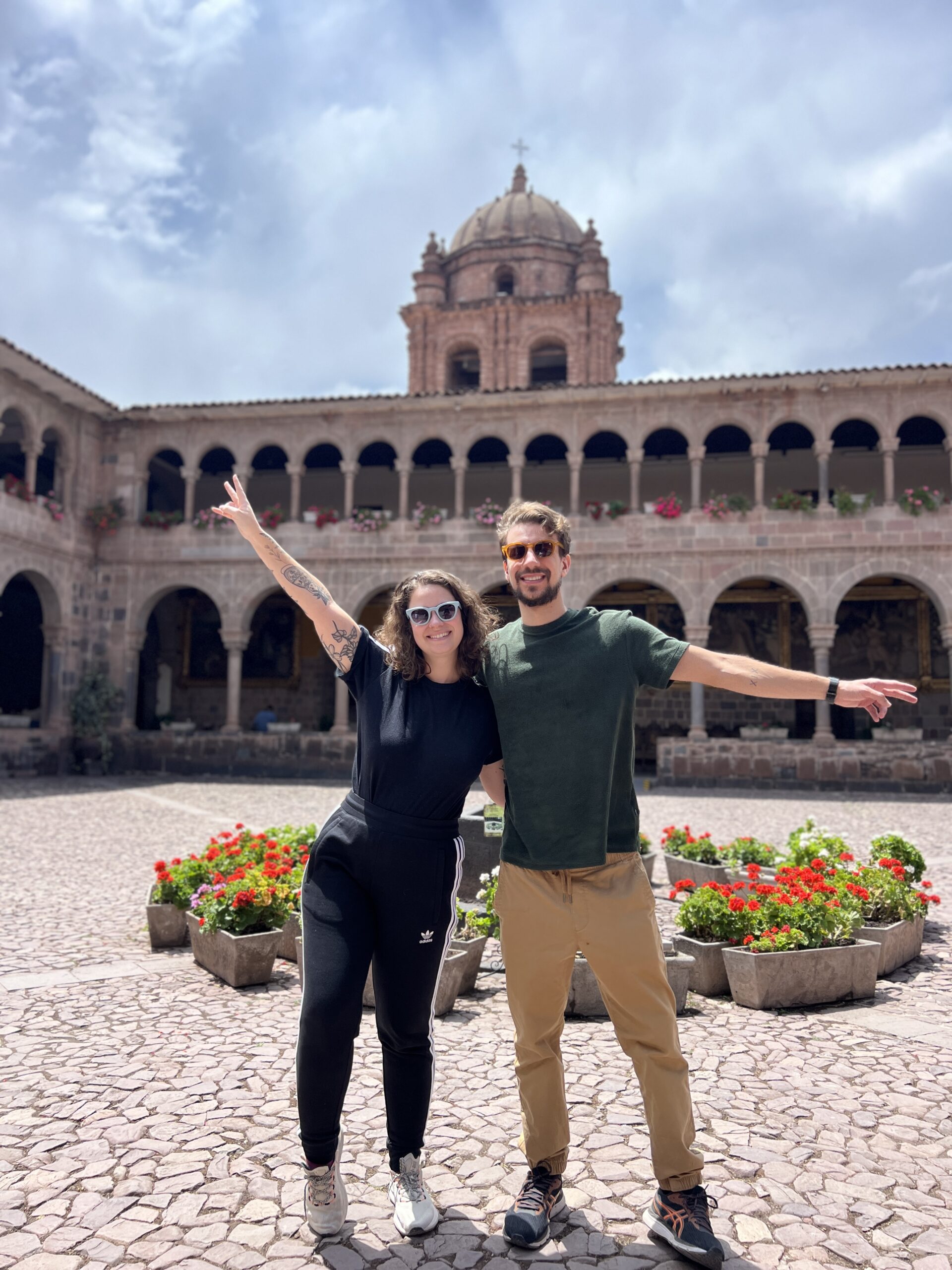 Pátio colonial do Qorikancha, em Cusco