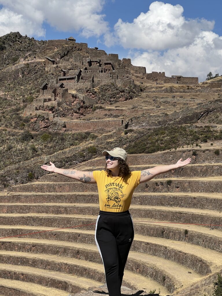 Terraços incas no Peru